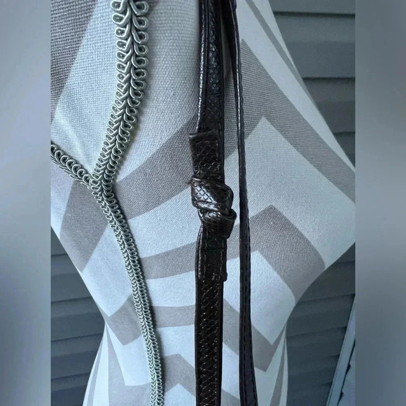 Vintage 80s- BOTTEGA VENETA Leopard Shoulder Bag Made In Italy - Picture 5 of 16